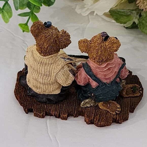 Boyds Bear Jen & Michelle Scrapbook Friends Figurine‎ The Bearstone Collection - Picture 3 of 5